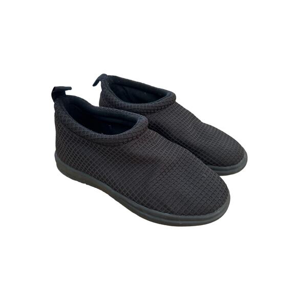Lusso Cloud - Guru Waffle Knit Chukka Boot in Black